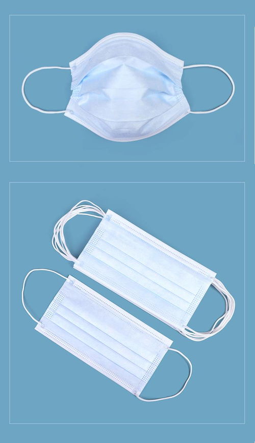 现货一次性防护口罩民用防霾防尘透气熔喷无纺布口罩