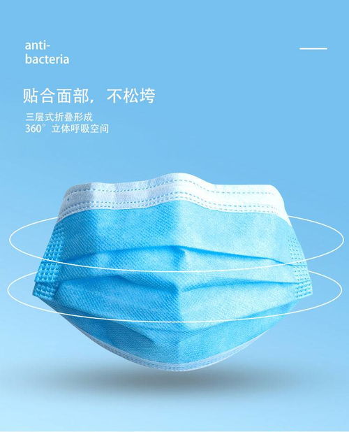 工厂直发一次性口罩高效过滤防尘防飞沫三层无纺布民用口鼻面罩
