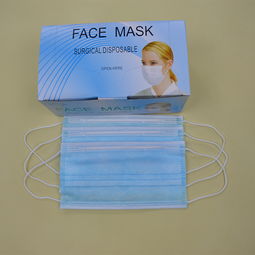 深圳蓝色三层无纺布口罩