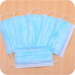 居家无纺布透气三层加厚防风防颗粒防护口罩男女性口罩防晒遮阳